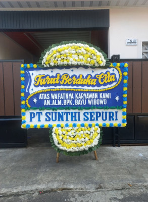 Papan Bunga Duka di Morotai Timur